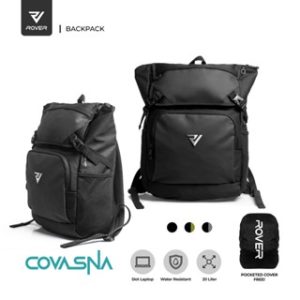 ROVER - COVASNA Backpack 15 Liter Tas Ransel Punggung Pria Kerja Kuliah Kuat Aman Urban Sporty