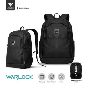 ROVER - WARLOCK6209 Tas Ransel Pria Wanita Laptop 15 Inch | Tas Sekolah Kuliah Kerja Travel Backpack