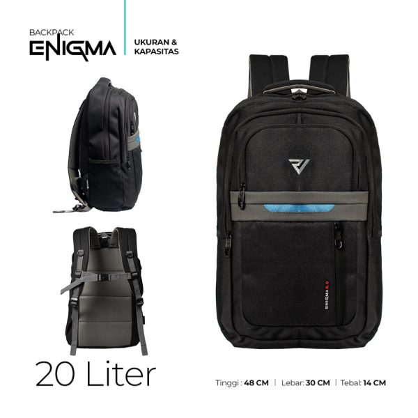ROVER - ENIGMA Backpack 20 Liter Tas Ransel Punggung Pria Kerja Kuliah Sekolah Urban Sporty