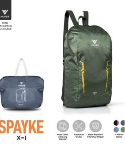 ROVER - SPAYKE X-1 Backpack Lipat Tas Ransel Punggung Bahu Foldable Pria Wanita Unisex