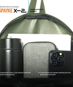 Alternative view of ROVER - SPAYKE X-2 Backpack Lipat Tas Ransel Punggung Bahu Foldable Pria Wanita Unisex